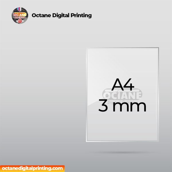 Print Akrilik Bening - 3 mm A4