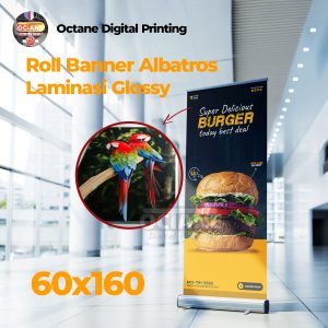 Roll Banner Albatros Laminasi Glossy 60x160