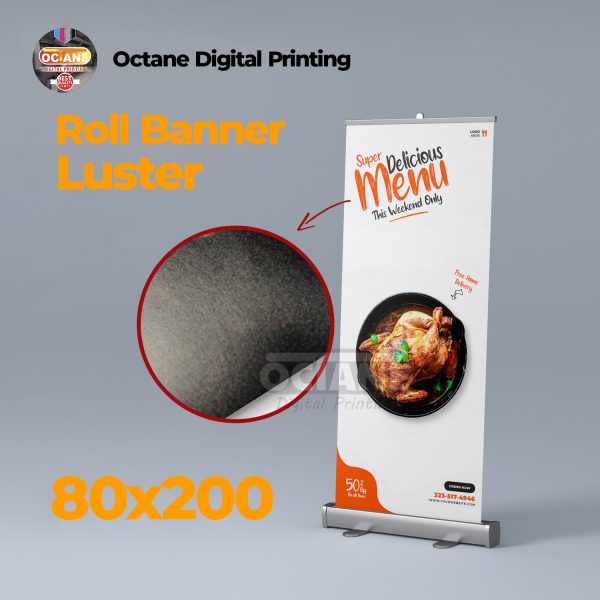 Roll Banner Luster 80x200
