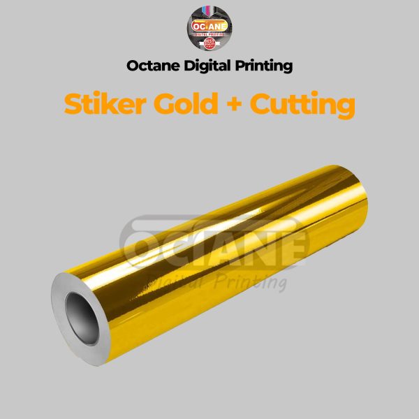 Stiker Gold A3+ Cutting