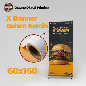 X Banner 60x160 Frontlite Doff (Korcin)