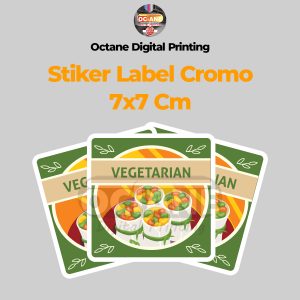 Stiker Label Cromo 7x7cm